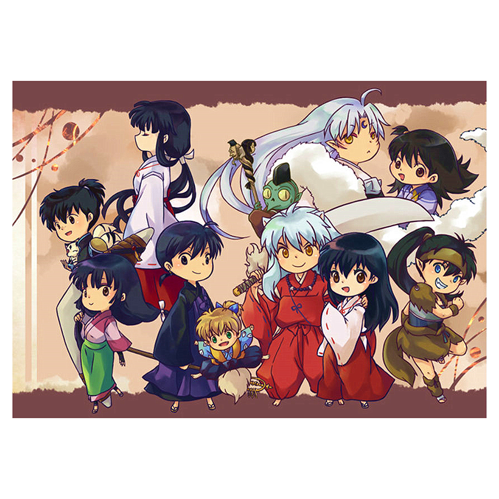 

Anime Characters - 11CT Stamped Cross Stitch - 58*38CM, 501 Original