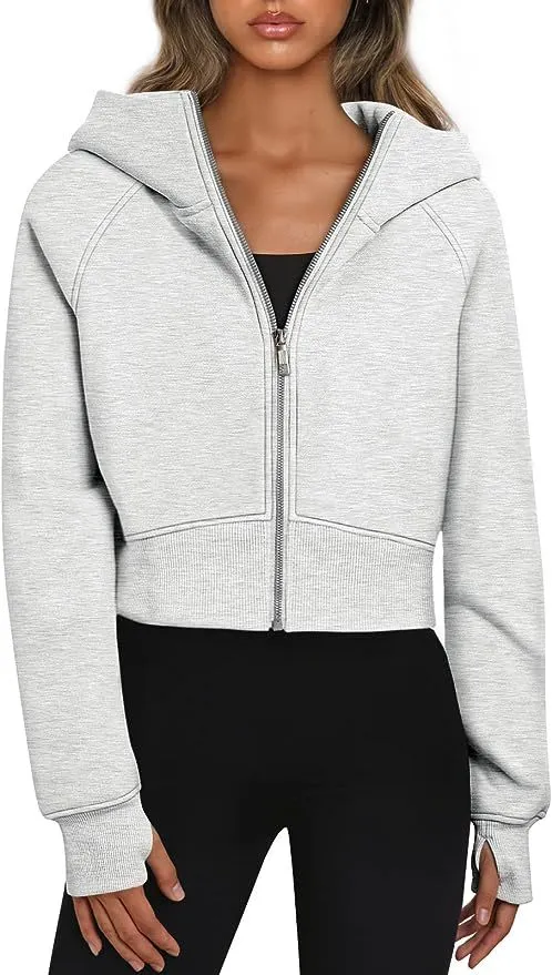 Nigikala Nigikala Korean Version Of The Autumn And Winter 2025 Version Of The Fashion Hooded Pocket Zipper Plus Velvet Jacket