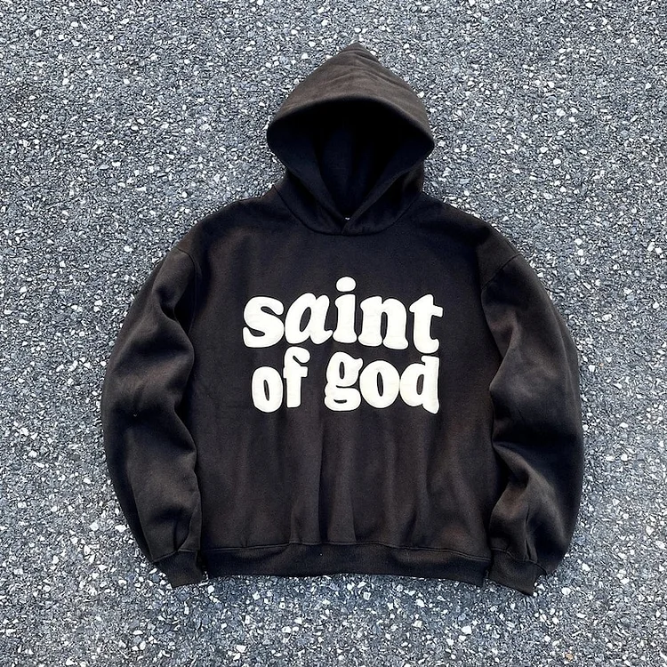 Saint Of God Graphic Street Hoodie