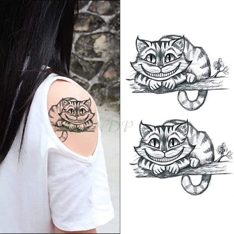 Waterproof Temporary Tattoo Sticker tiger animal Fake Tatto Flash Tatoo leg Arm hand foot tatouage for Men Girl Women lady