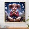 Diamond Painting-DIY Full Round Drill Dandelion Girl