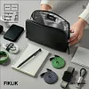 FIKLIK portable digital accessories storage bag tool organizer photography data cable classification bag waterproof and dustproof