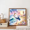 Diamond Painting -DIY Round Drill Egret(40x40cm)