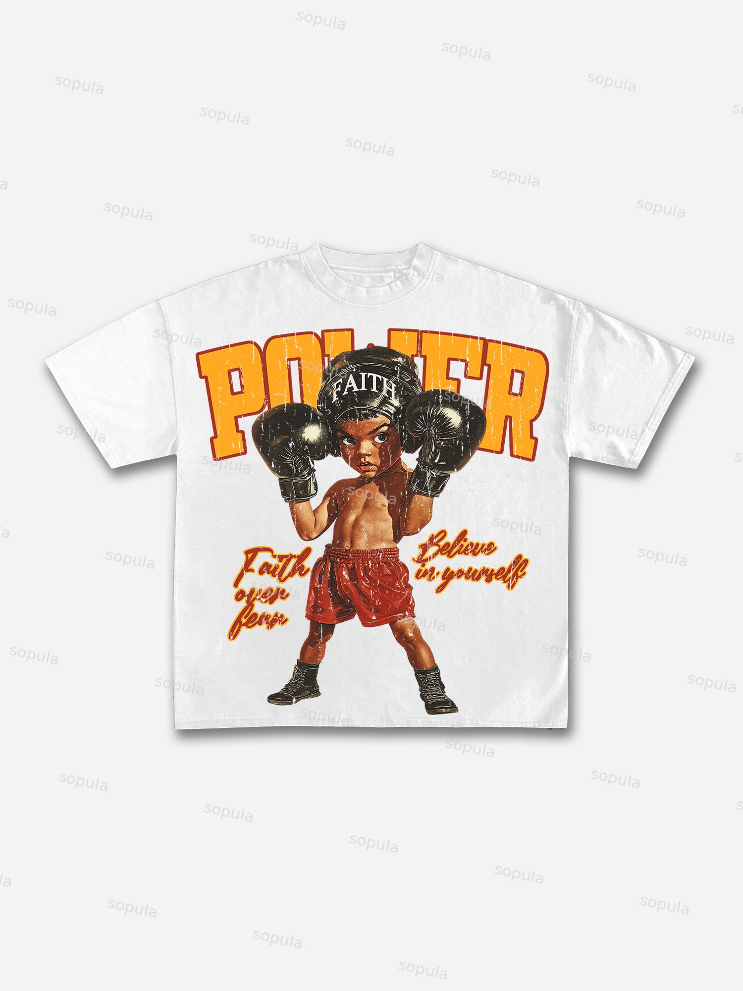 Boxer Boys Graphic Print Cotton T-shirt - SOPULA