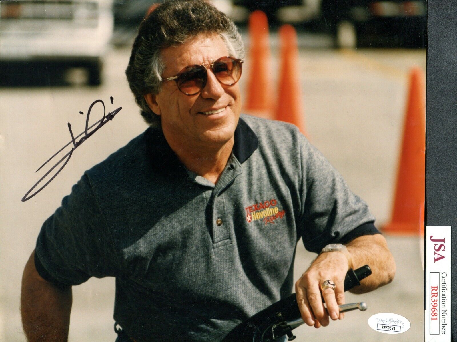 JSA Mario Andretti Autographed Signed 8x10 Photo Poster painting Formula One Nascar Indy TRB 745