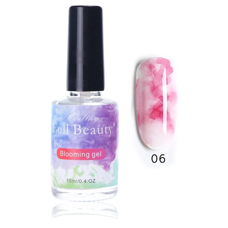 Marble Pattern Gradient Color Nail Polish Ink Smudges Lacquer Nail Art Nail Art Decoration Elegant Beautiful Nail Polish SANA889-Nail Inspo