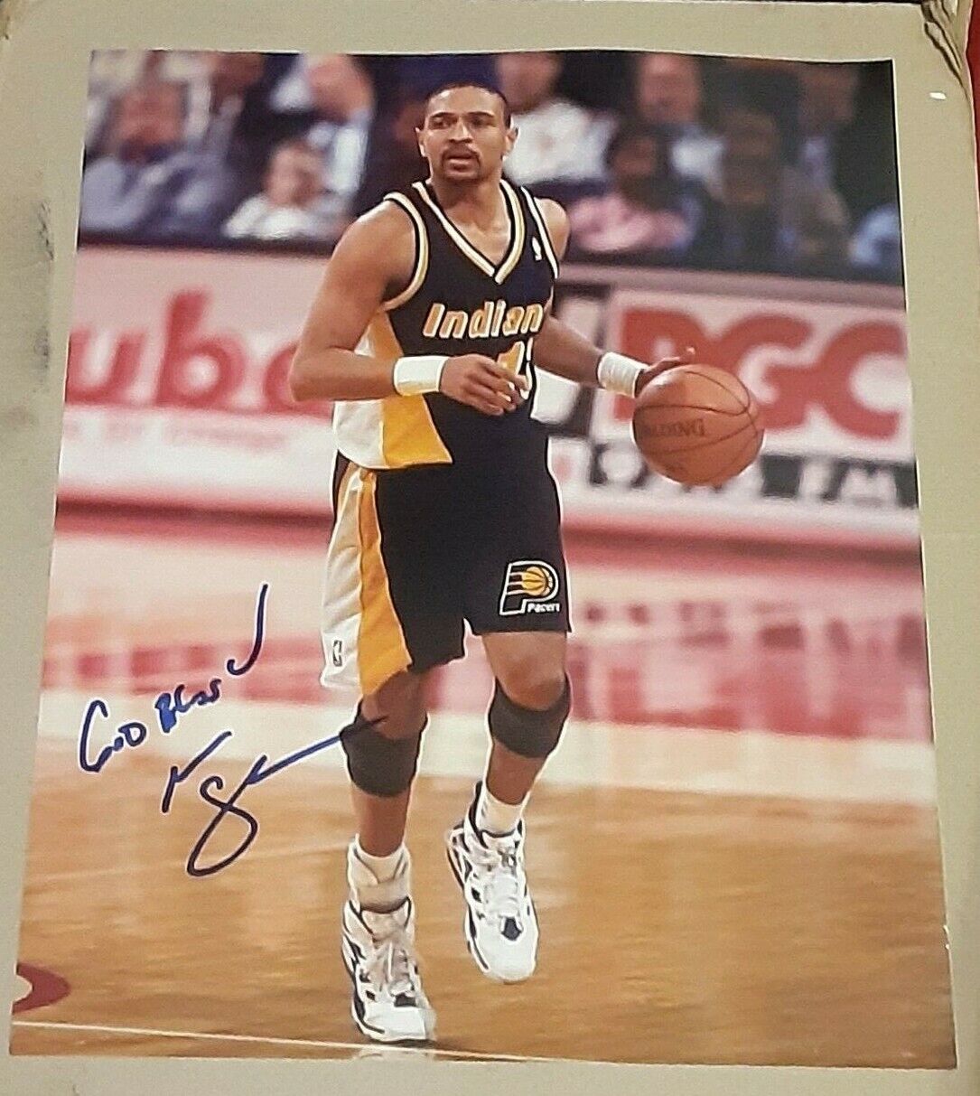 Mark Jackson Indiana Pacers SIGNED AUTOGRAPHED 8x10 Photo Poster painting COA Basketball ESPN