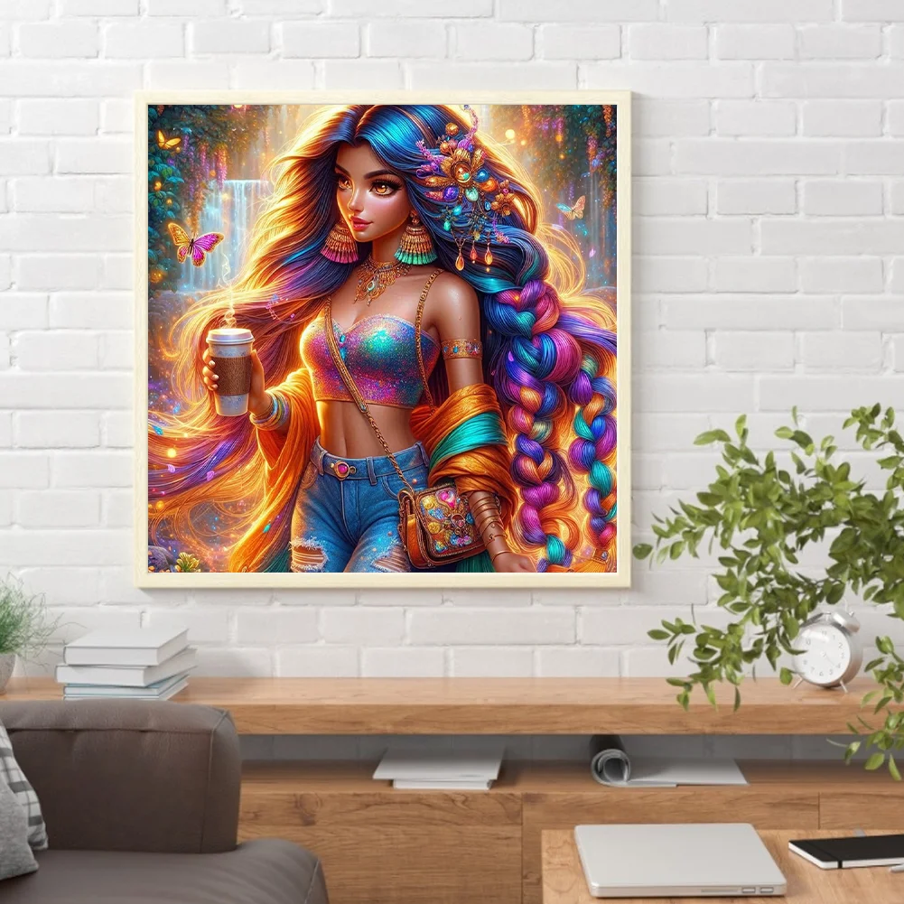 Diamond Painting - Full Round Drill - Beauty(Canvas|40*40cm)