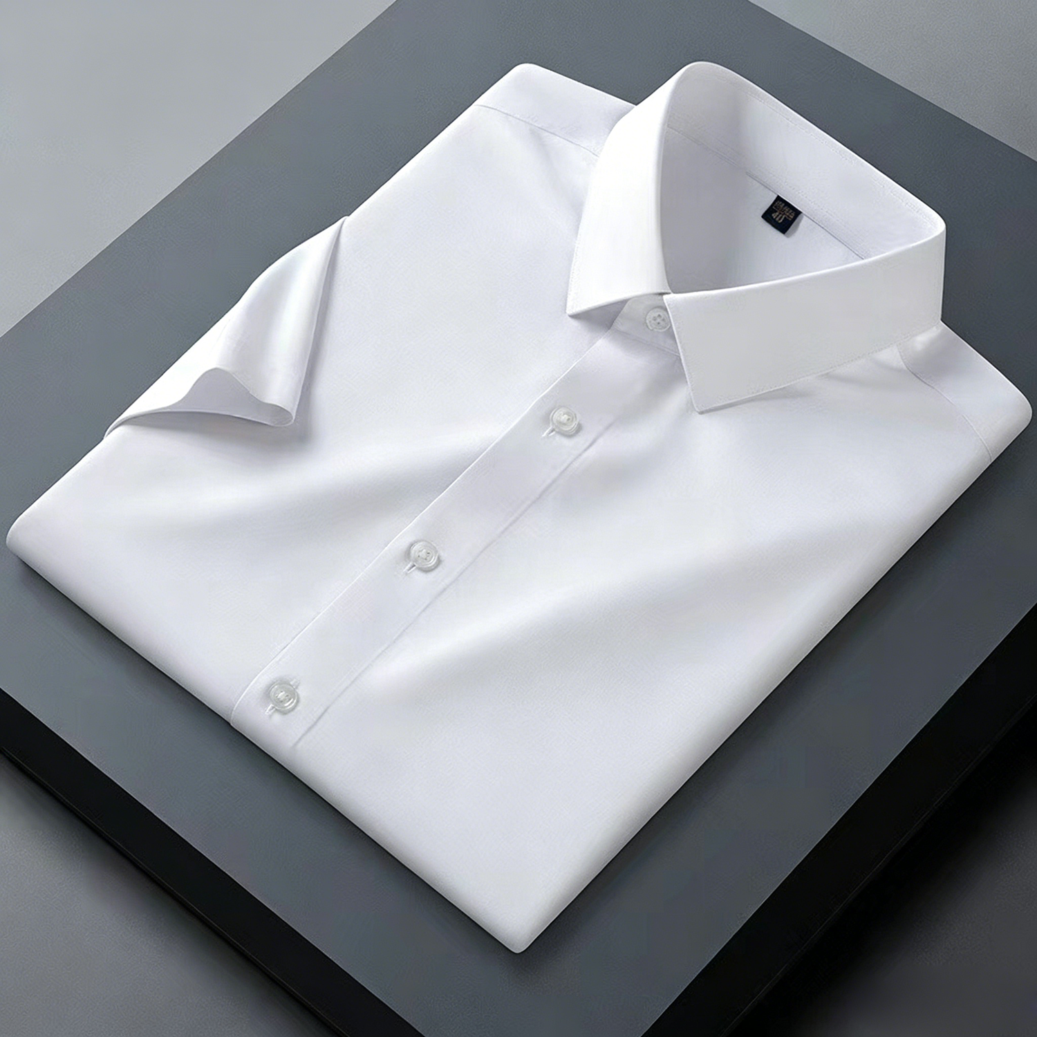Men's Silk Shirt Short Sleeve Top for Business Style REAL SILK LIFE