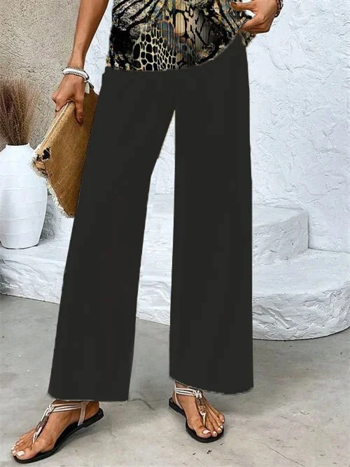 Women's Sleeveless Square Collar Graphic Printed Casual Set