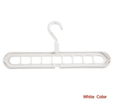 Plastic Multi-hole Support clothes hanger circle Drying storage racks Multifunction scarf hangers home clothes storage shelf