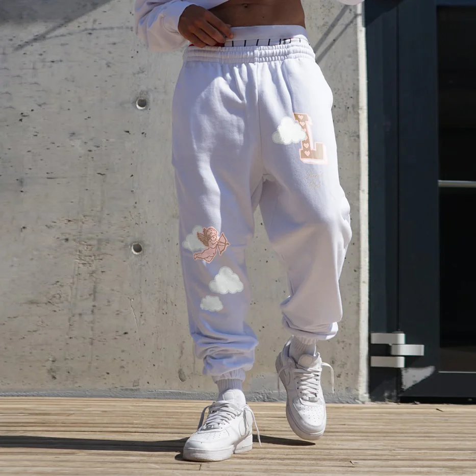 Retro Angel Trend Street Pants