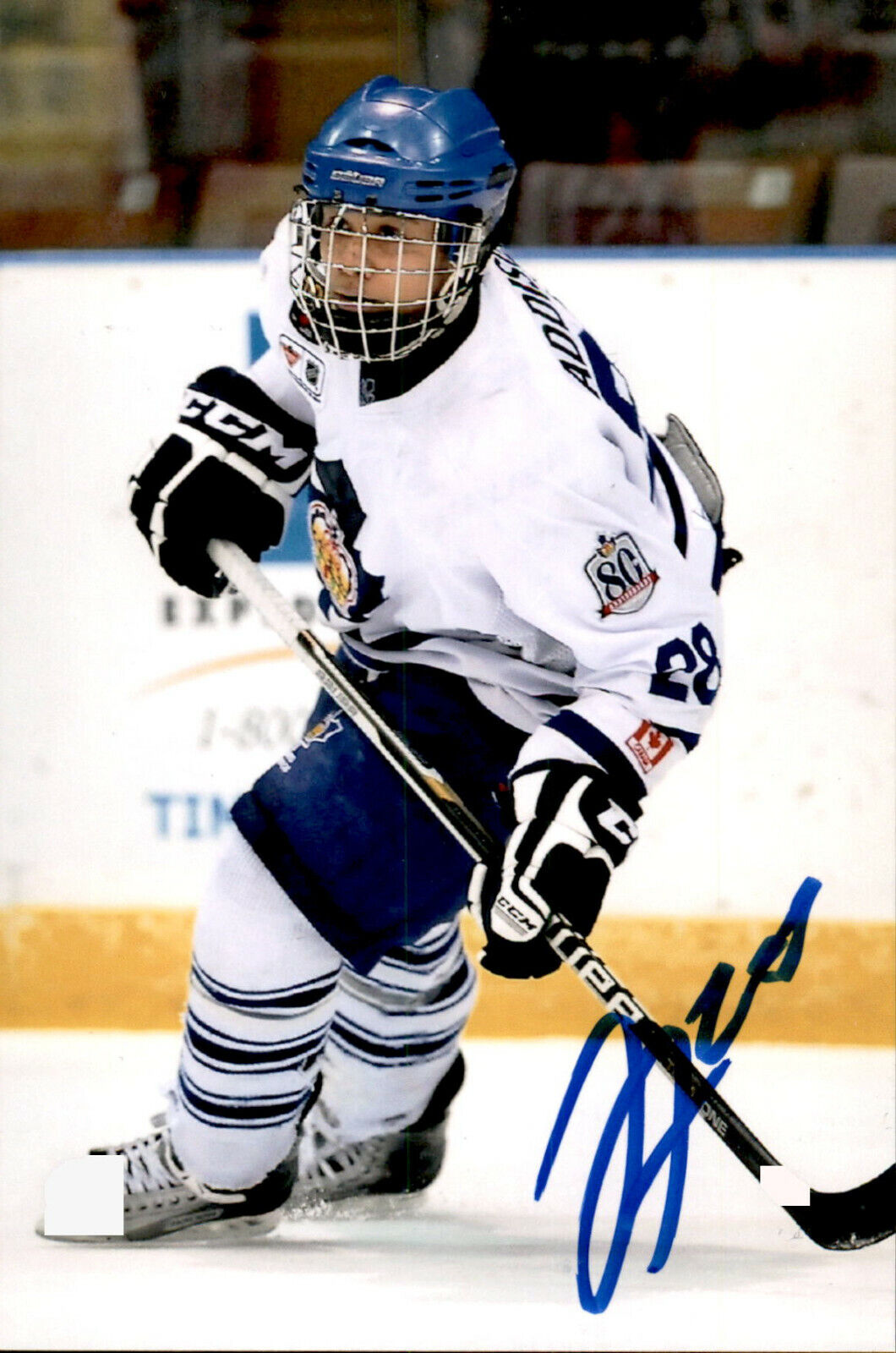 Jeremiah Addison SIGNED 4X6 Photo Poster painting TORONTO MARLBOROS / MONTREAL CANADIENS