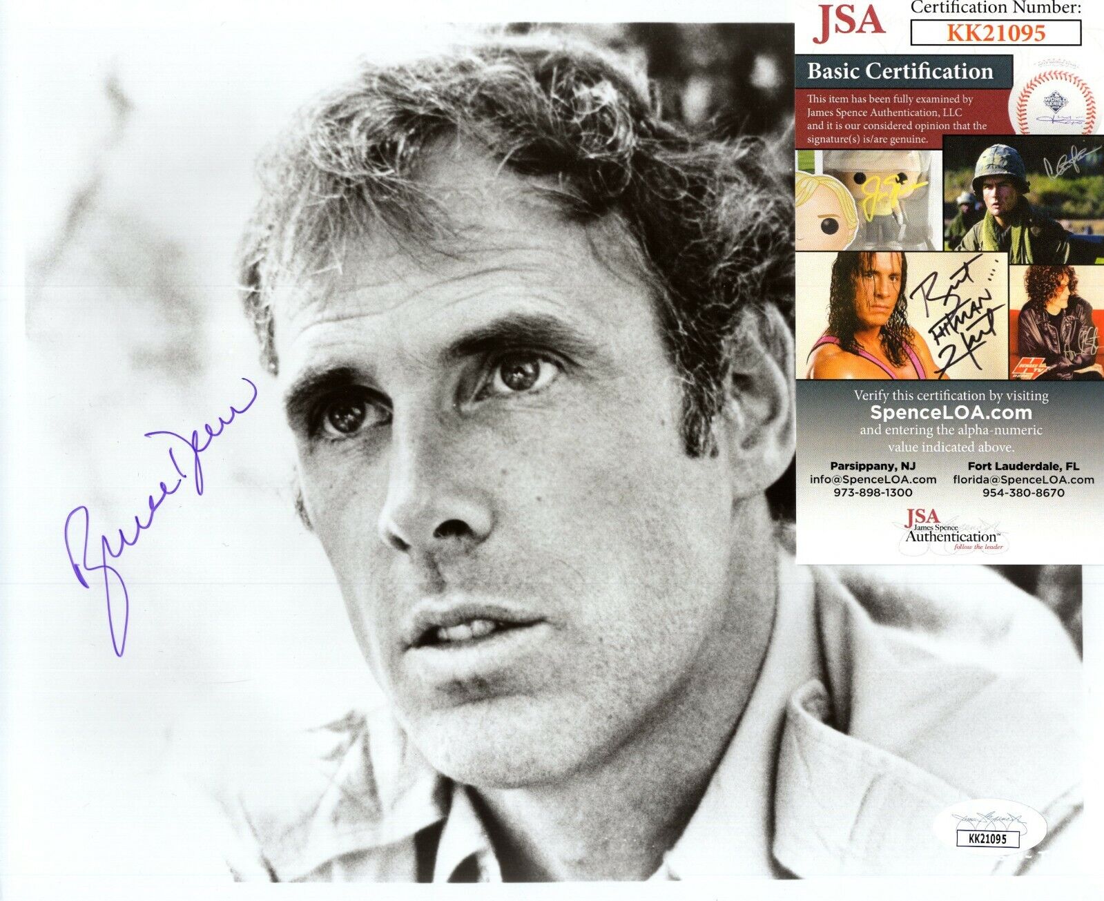 Bruce Dern Actor Hand Signed Autograph 8x10 Photo Poster painting with JSA COA