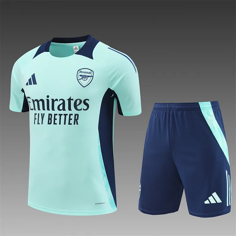 2024-25 Arsenal Blue Short Sleeve Training Jersey