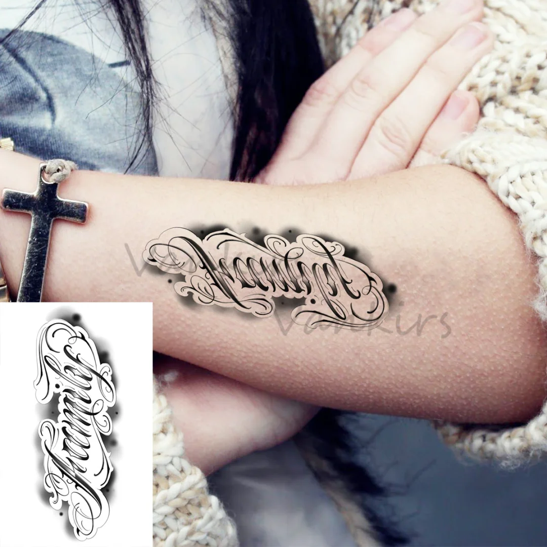 Sdrawing Cloud Coconut Tree Temporary Tattoos For Adults Girls Tiger Flower Compass Mountain Fake Tattoo Sticker Arm Leg Tatoos