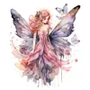 Butterfly Girl-Paint by Numbers Acrylic Paintingg 50*60CM(Watercolor)