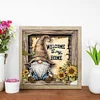 Sunflower Gnome - Partial Special Shaped Diamond Painting 30*30cm