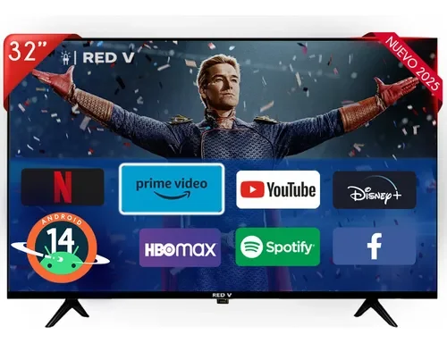 Televisi&oacute;n Redv 32 Pulgadas Smart Tv Android 14 Hd