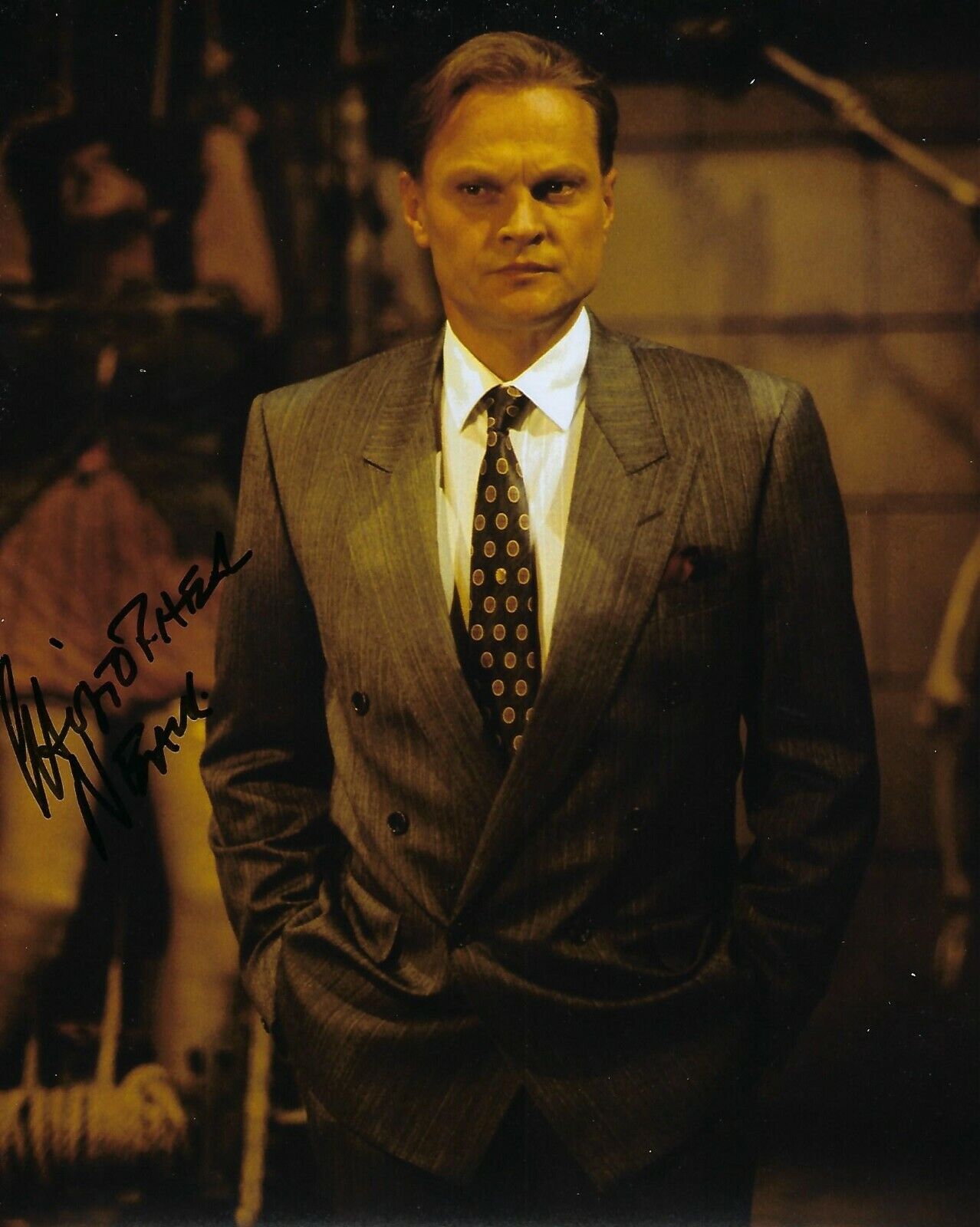 GFA MacGyver Show * CHRISTOPHER NEAME * Signed 8x10 Photo Poster painting C4 COA