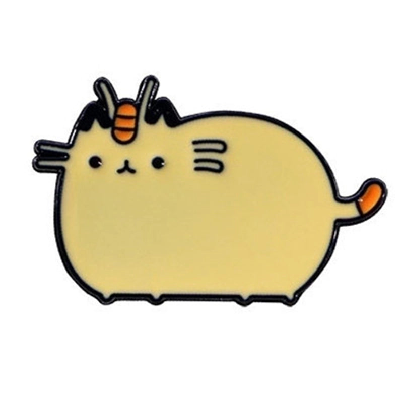 Cartoon Style Cute Pin Cat Alloy Unisex Brooches