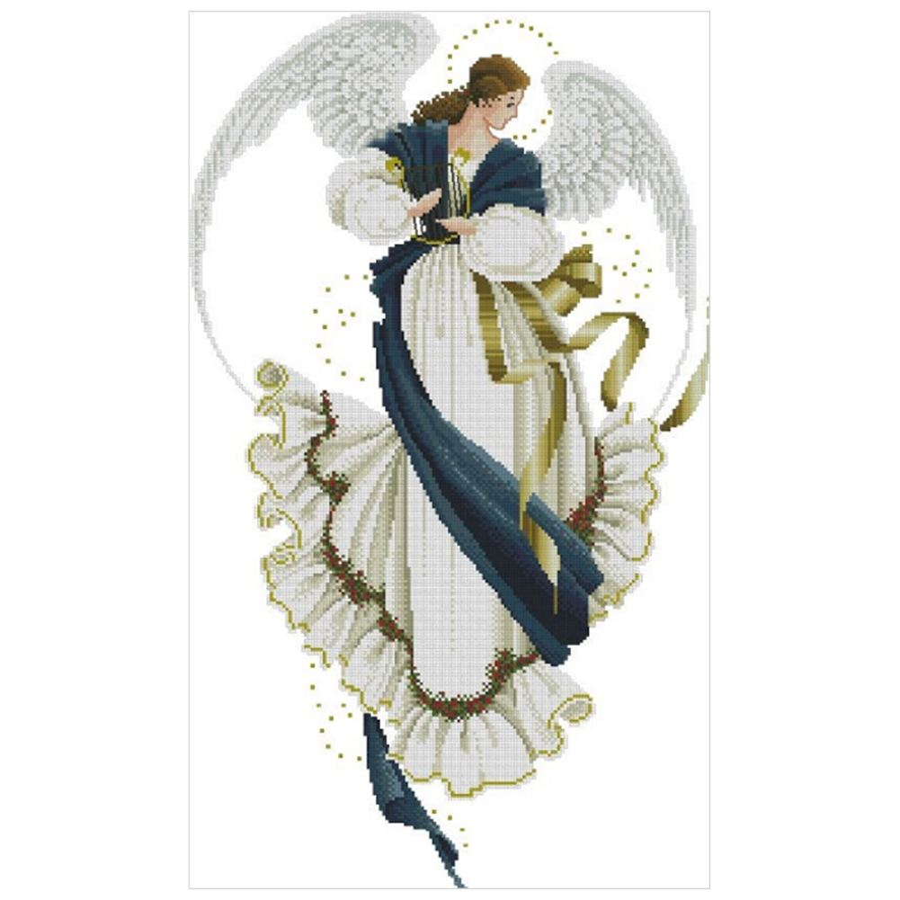 11CT Full Stamped Cross Stitch - Angel ( 40 X 68CM)