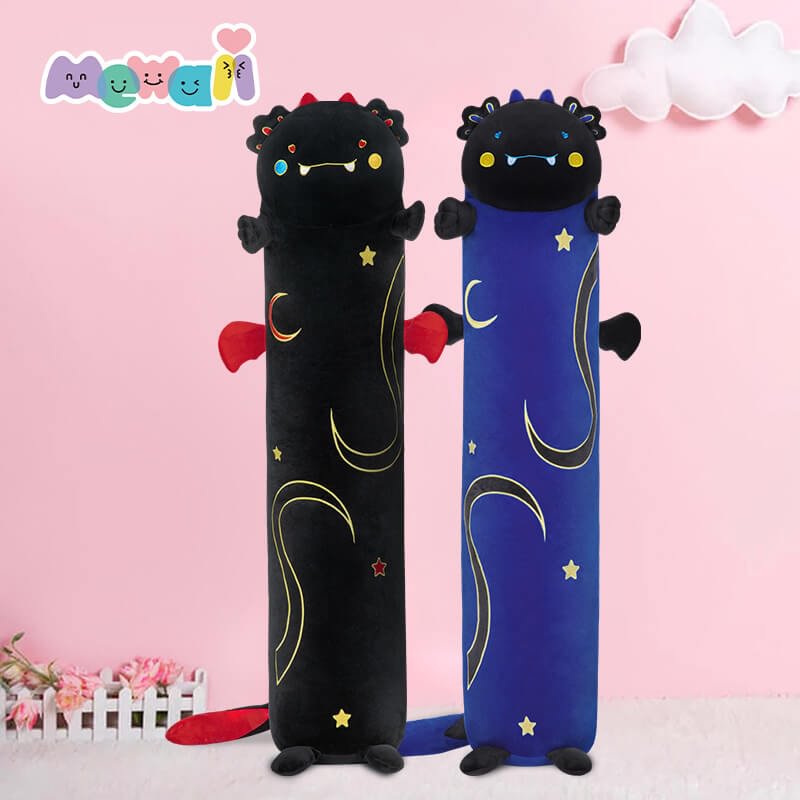 Mewaii® Star Axolotl and Musician Axolotl Long Cat Stuffed Animal Kawaii Bundles Squishy Toy