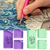 (US Only)6Pcs Diamond Art Tray Rhinestone Sorting Tray Diamond Painting Tray(GreenPurple)