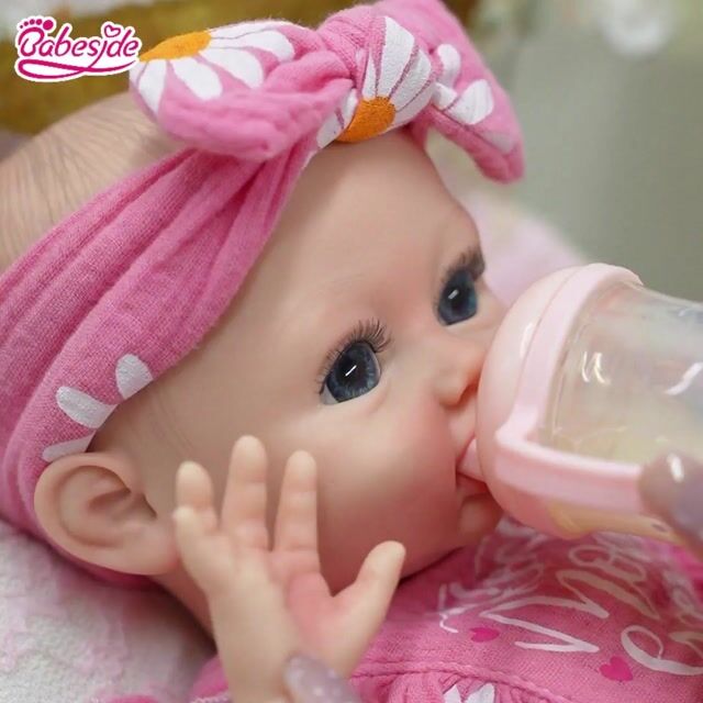 Babeside Phoebe 12"/16" Realistisches Silikon Ruhiges Baby Kleines S&auml;ugling M&auml;dchen Besondere Liebe f&uuml;r Mama