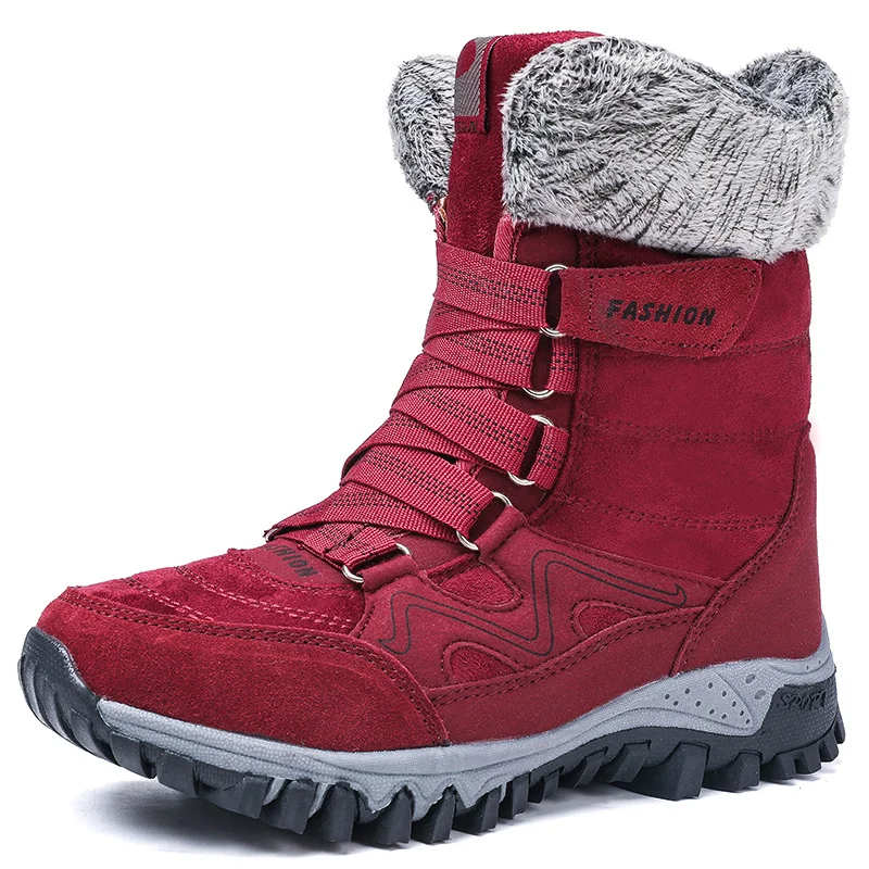 Letclo™ Women Non-Slip Platform Snow Boots letclo Letclo