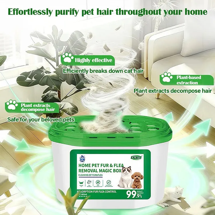 🔥2026 SALE - Home Pet Fur & Odor Removal Magic Box 