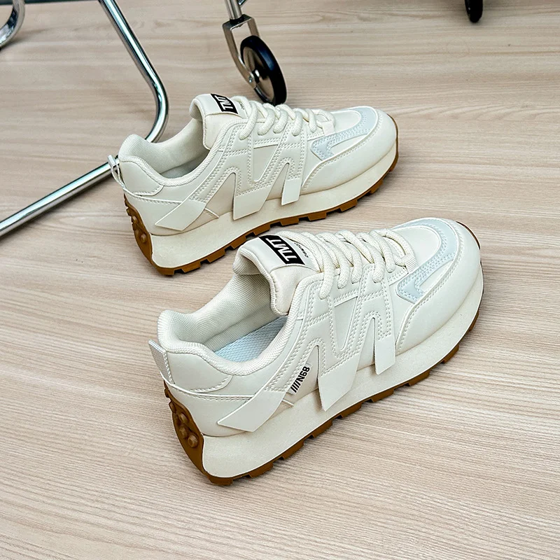Tanguoant Tanguoant Korean Version Of Forrest Gump Shoes Female Spring 2025 New Student Running Dad Shoes Increased Leisure FD6682