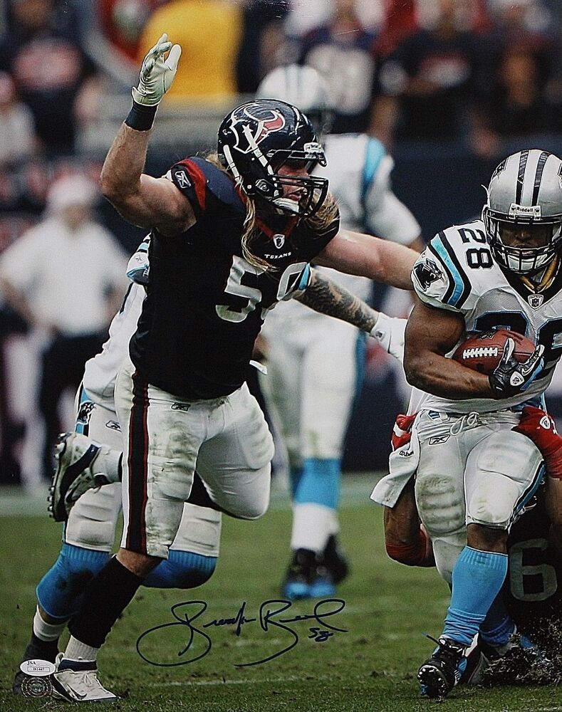 Brooks Reed Autographed 16x20 Against Panthers Photo Poster painting- JSA Authenticated