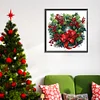 Christmas Wreath - Crystal Rhinestone Diamond Painting