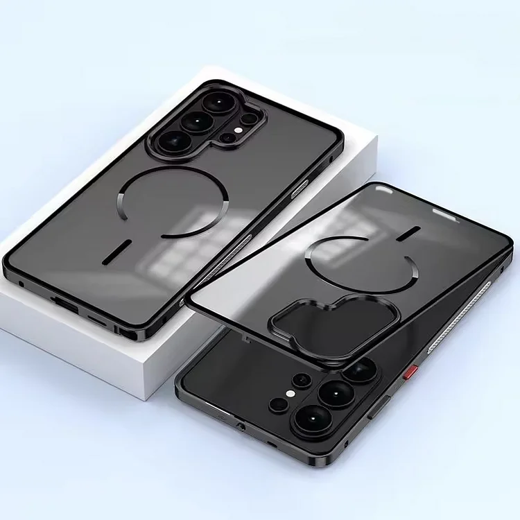 Metal Frame Removable MagSafe Buckle Aluminum Alloy Matte Case