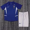 Joyfball 2002 Kids Size Retro Brazil Away Football Jersey 