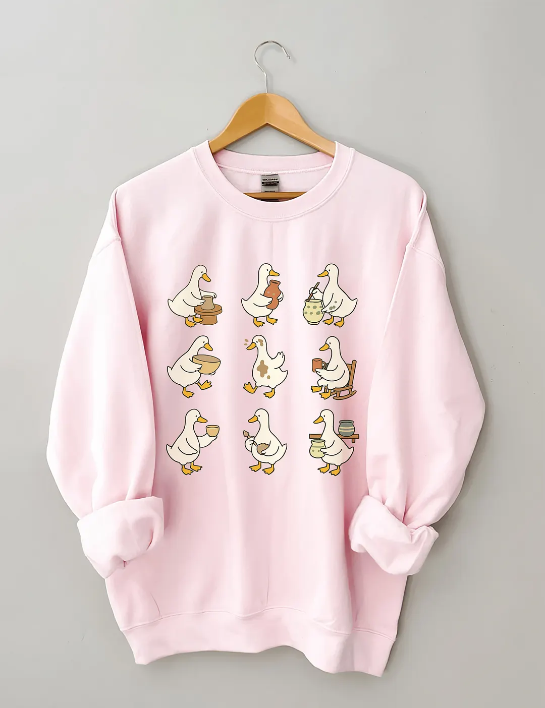 Cute Goose Pottery Sweatshirt