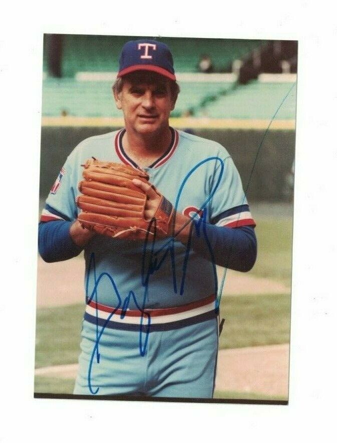 Gaylord Perry Texas Rangers Signed Original 3x5 Baseball Photo Poster painting W/Our COA