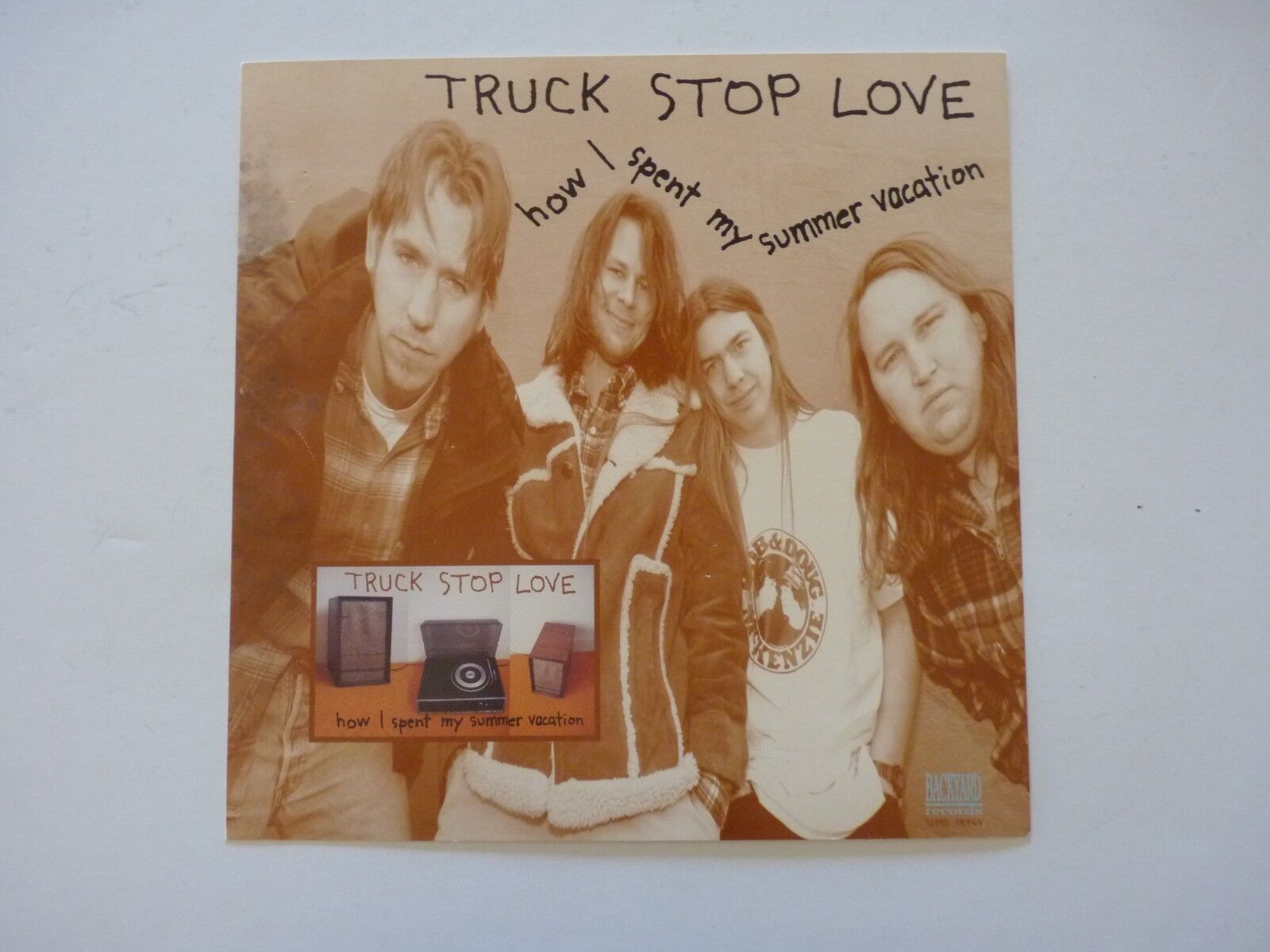 Truck Stop Love How Spent Summer Vacation LP Record Photo Poster painting Flat 12x12 Poster