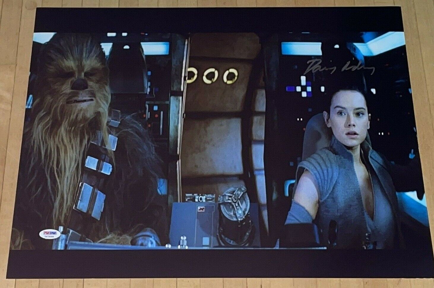 Daisy Ridley as Rey in Star Wars signed 16x20 autographed Photo Poster painting PSA COA