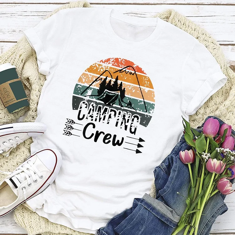 Camping Crew T-shirt Tee-02924-Annaletters