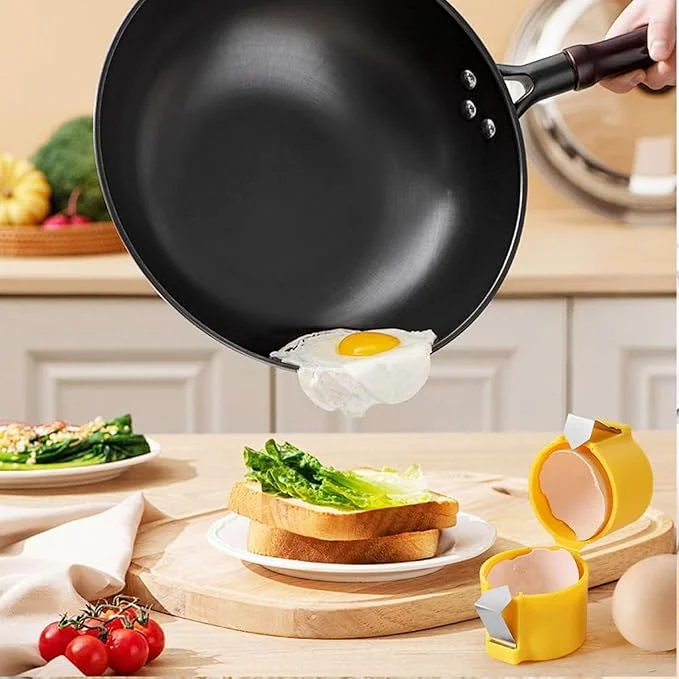 🔥BUY MORE GET MORE FREE🥚Efficient Egg Cracking Tool. Handy Egg Separator🍳