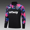 2022/2023 West Ham United Half-Pull Training Suit Black Football Shirt 1:1 Thai Quality Set