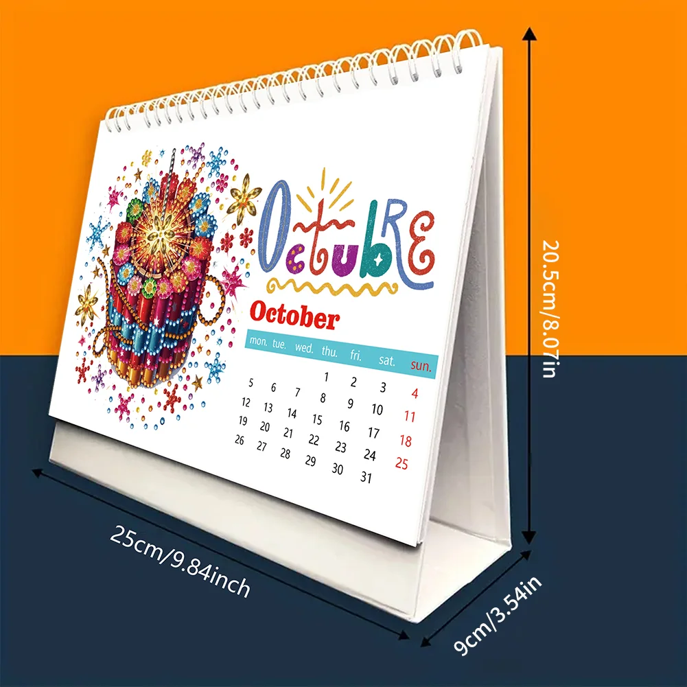 Diamond Painting Monthly Calendar Kit Diamond Art Calendar for DIY Crafts Party