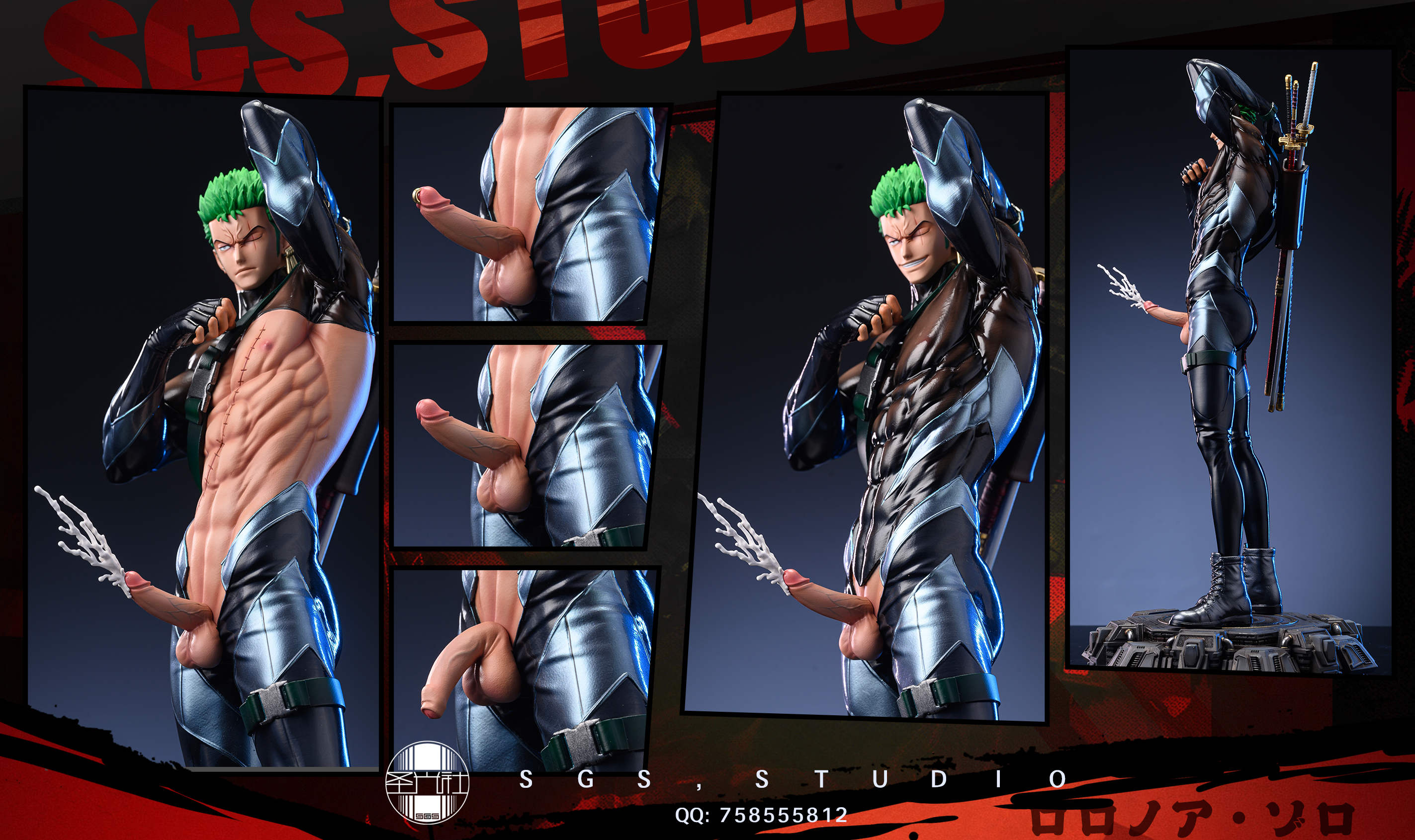 たむーTemple Studio ゾロ　A2バージョン　VIP顔つき Temple Studio & Di Tai She Studio - One Piece Roronoa Zoro
