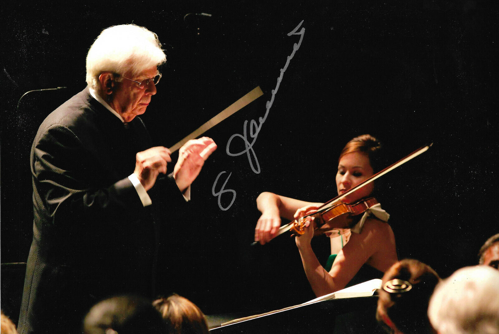 Christoph von Dohnanyi Conductor signed 8x12 inch Photo Poster painting autograph