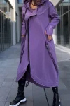 Women's Hooded Long-sleeved Casual Fashion Dress