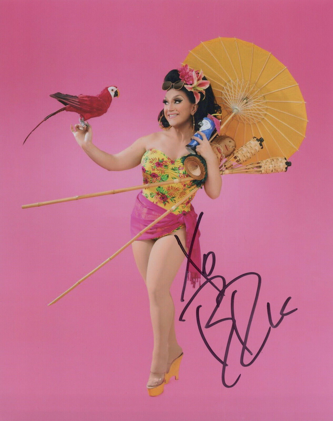 BenDeLaCreme (RuPaul's Drag Race) signed 8x10 Photo Poster painting In-person