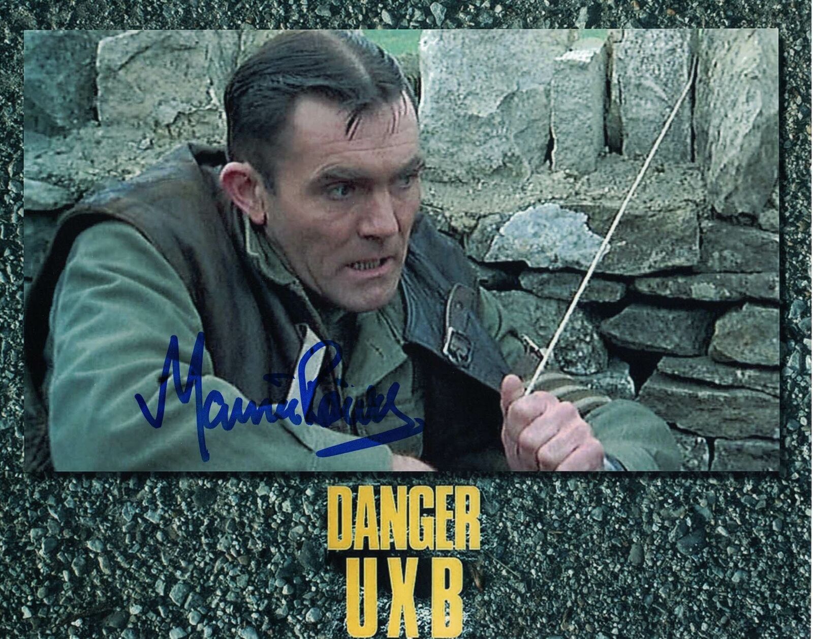 MAURICE ROEVES - Sgt James in Danger UXB - hand signed 10 x 8 Photo Poster painting