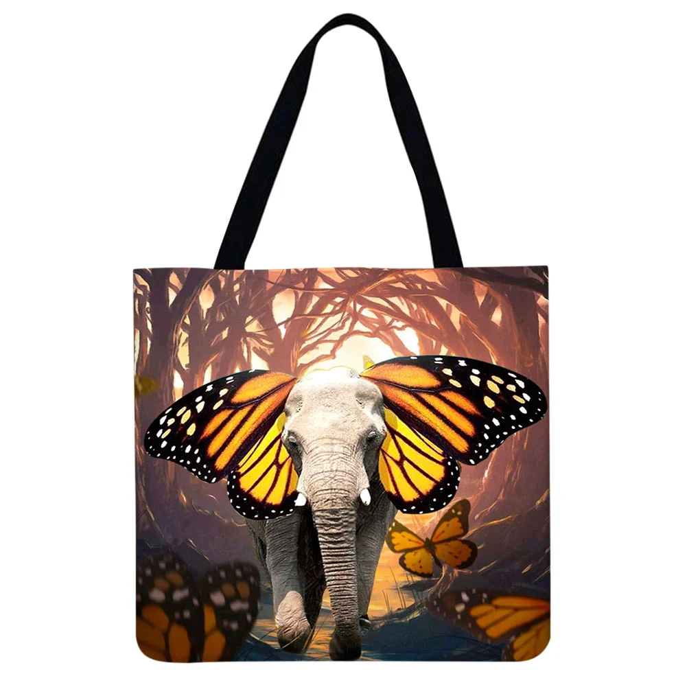 Linen Tote Bag - Animal